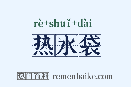 热水袋是什么意思的图片